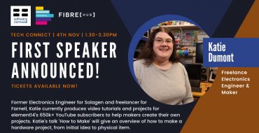 Katie Dumont announced as a speaker for Software Cornwall's Tech Connect
