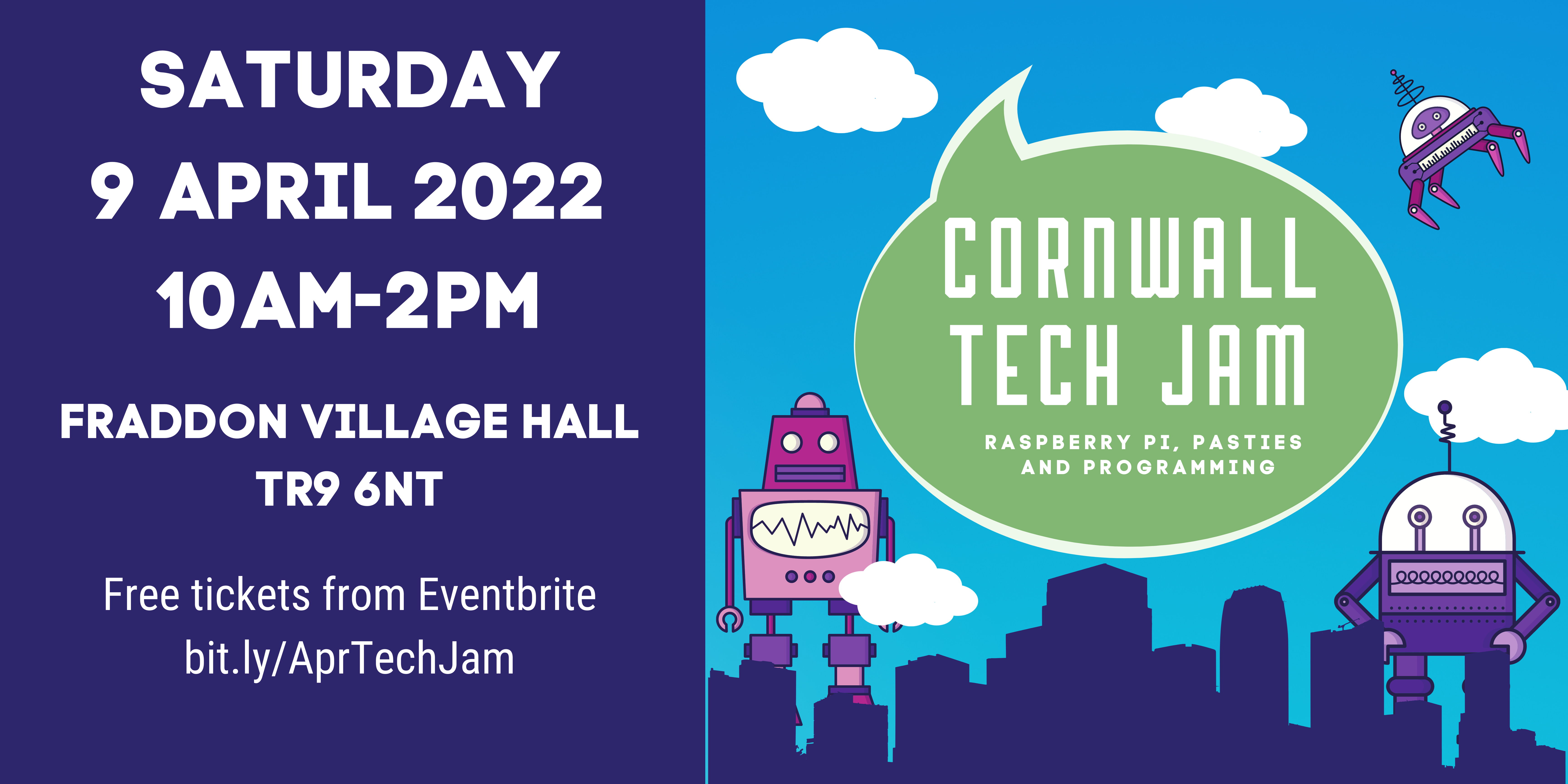 April Cornwall Tech Jam at Fraddon