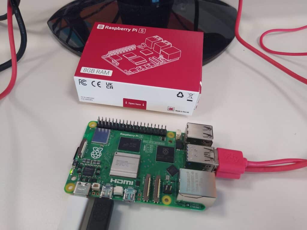 The all new Raspberry Pi 5.