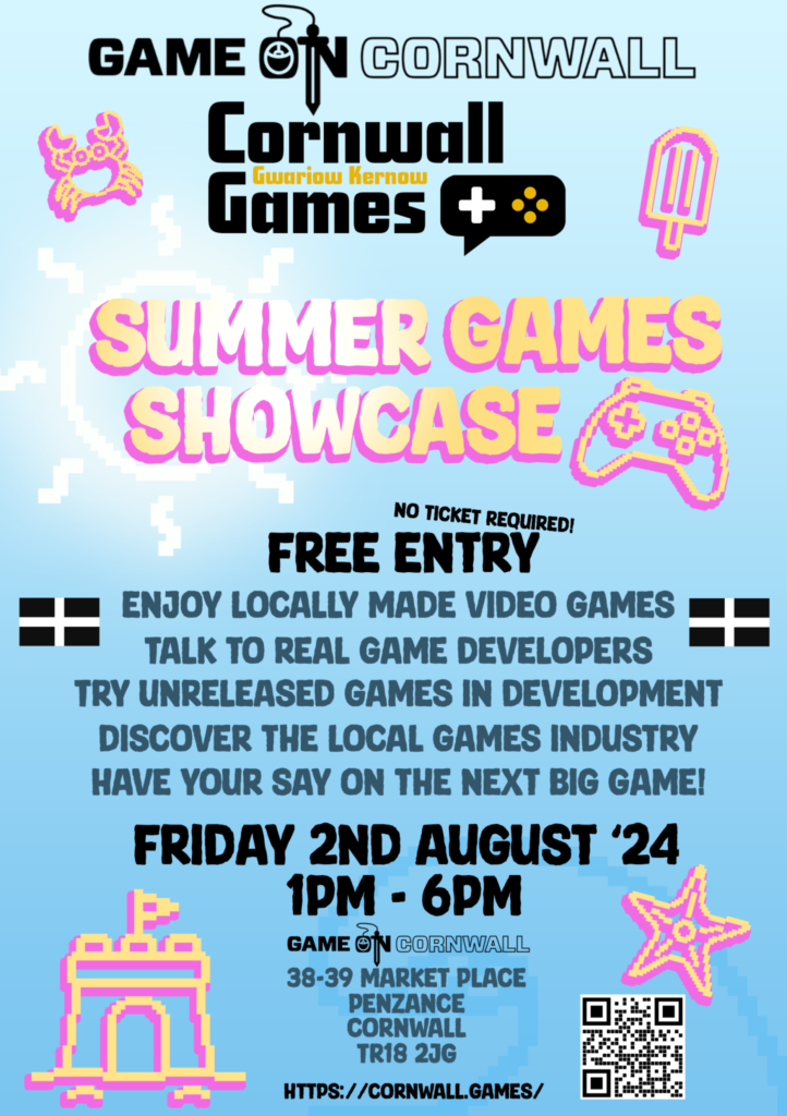 Cornwall Games Showcase in Penzance