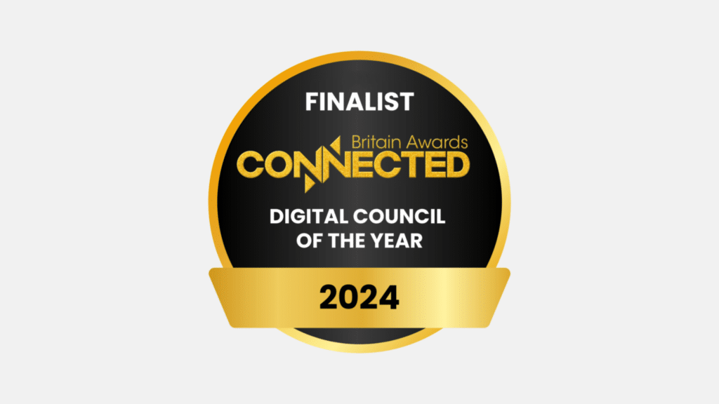 Finalist Connected Britain Awards - Digital Council of the Year 2024.