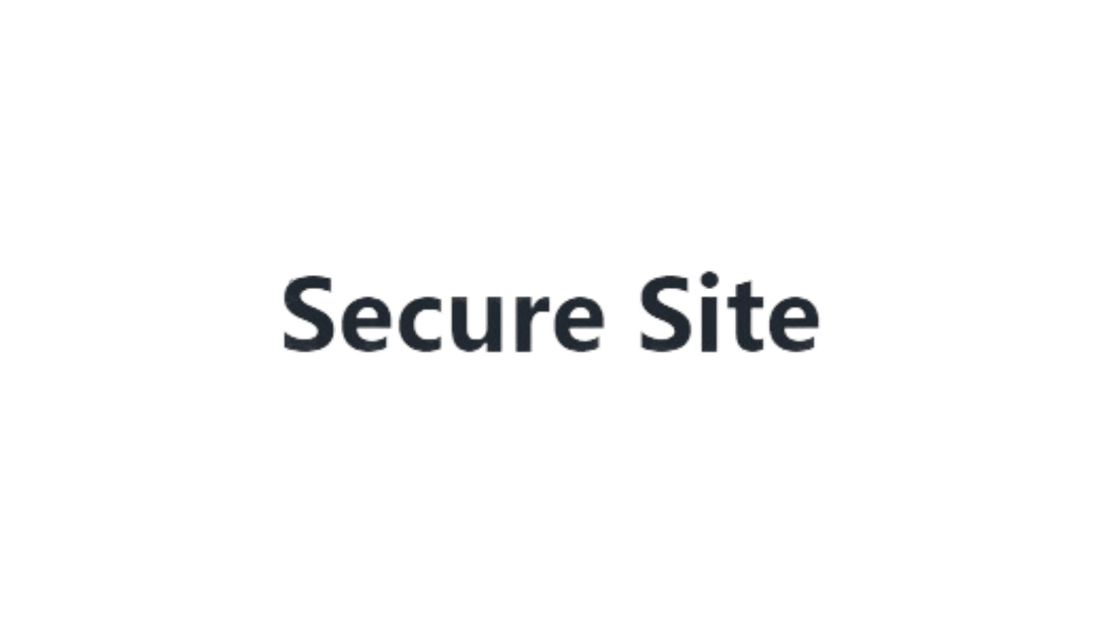 Secure site logo.