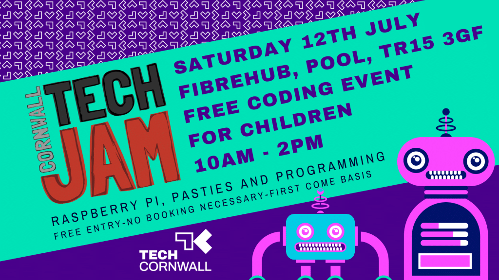 July Cornwall Tech Jam.