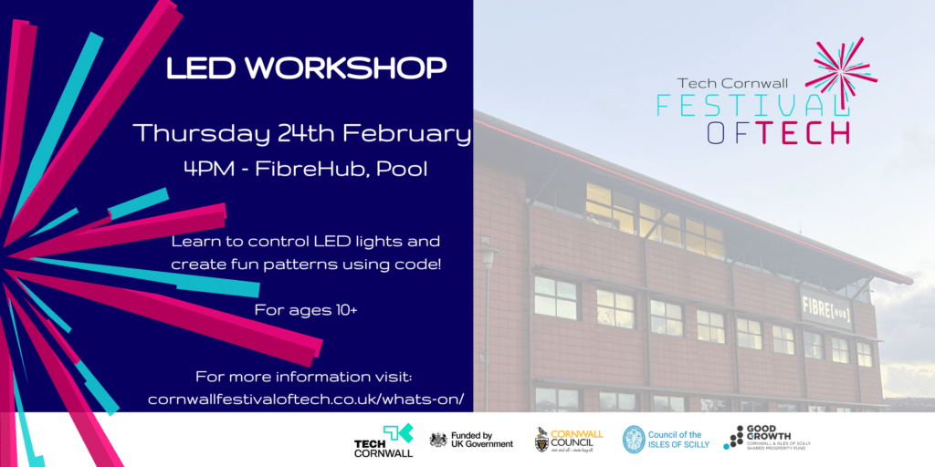 Fibrehub building LED workshop