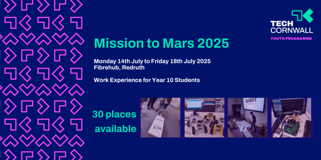 Mission to Mars Work Experience July 14th to July 18th 2025