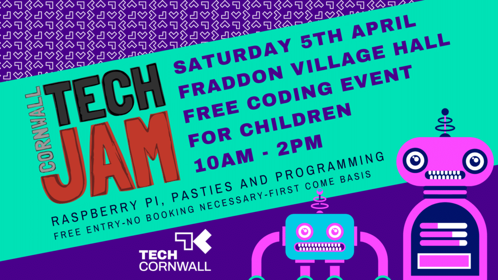 Cornwall Tech Jam April 2025 Fraddon Village Hall