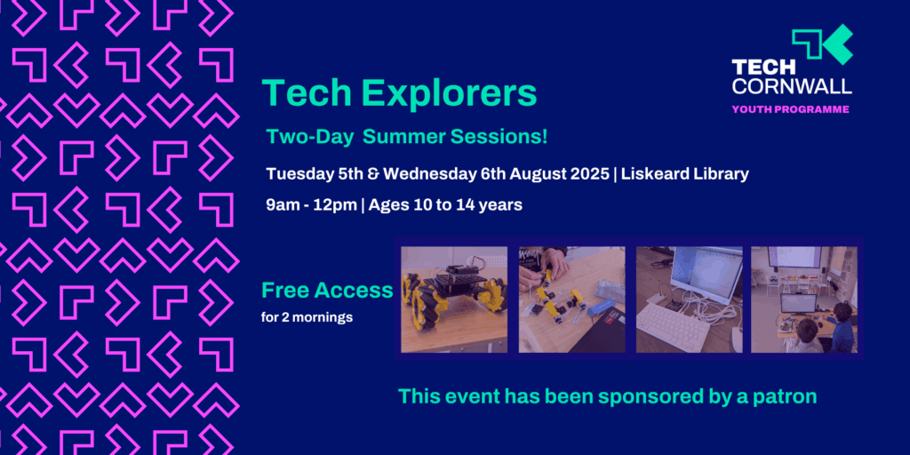 Tech Explorers Liskeard Library August 2025
