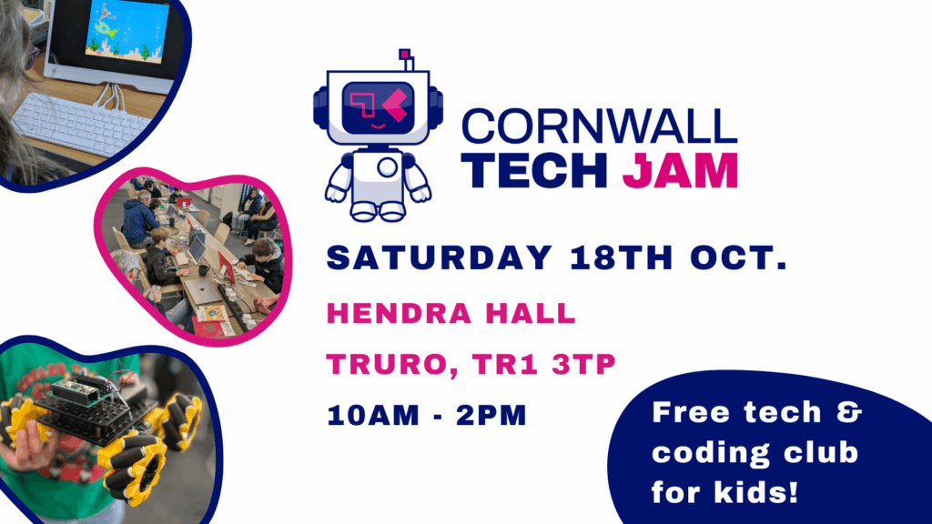 Cornwall Tech Jam Saturday 18th October 2025 at Hendra Hall in Truro