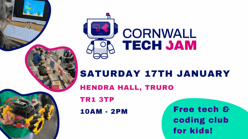 Cornwall Tech Jam January 17th in Truro