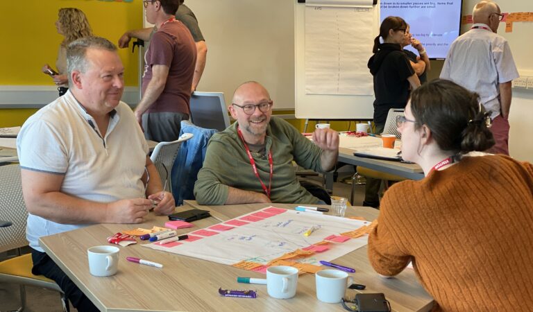 An agile training session