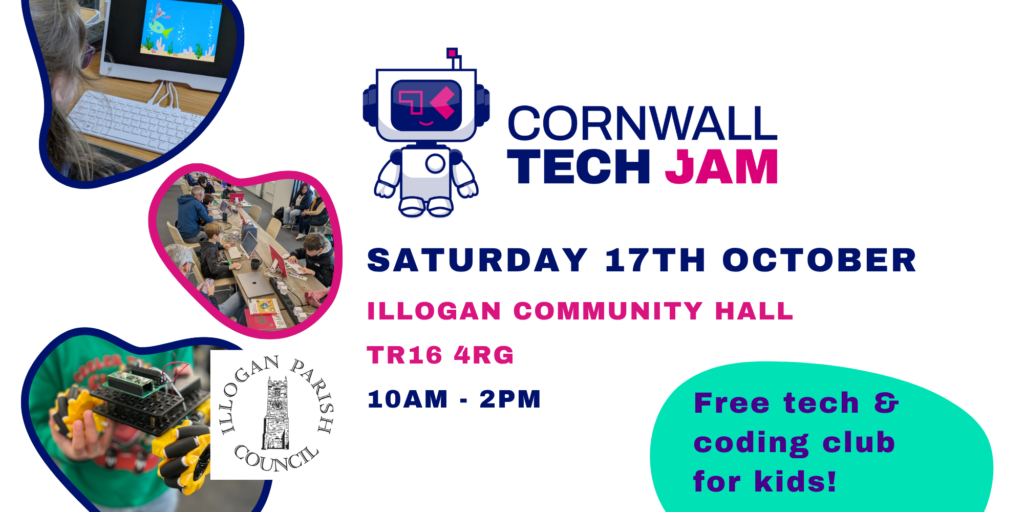 Cornwall Tech Jam October 17th at Illogan Community Hall